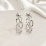 گوشواره استیل طرح بینهایت