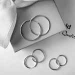 گوشواره حلقه ای نقره