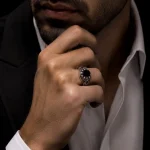 انگشتر نقره مردانه