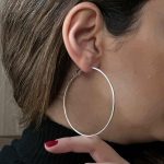 گوشواره حلقه ای متوسط