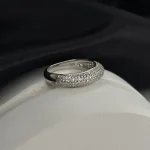 حلقه پشت حلقه نقره - Image 2