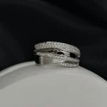 انگشتر جواهر نقره - Image 2