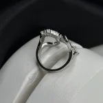 انگشتر جواهر نقره - Image 2