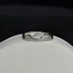 انگشتر نقره طرح بینهایت - Image 2