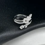 انگشتر جواهر نقره - Image 2
