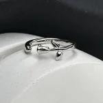 انگشتر مینیمال نقره - Image 2