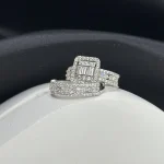جواهر حلقه پشت حلقه نقره - Image 2