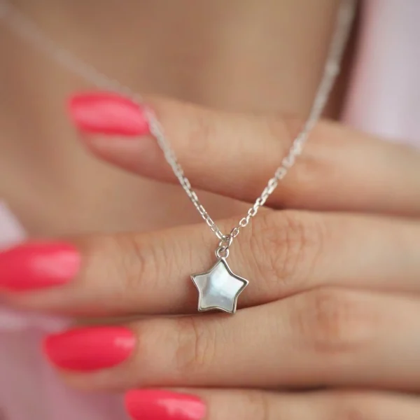 گردنبند ستاره نقره