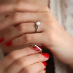 ست حلقه نقره تک نگین - Image 2
