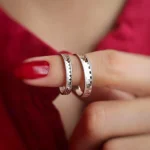 ست حلقه نقره